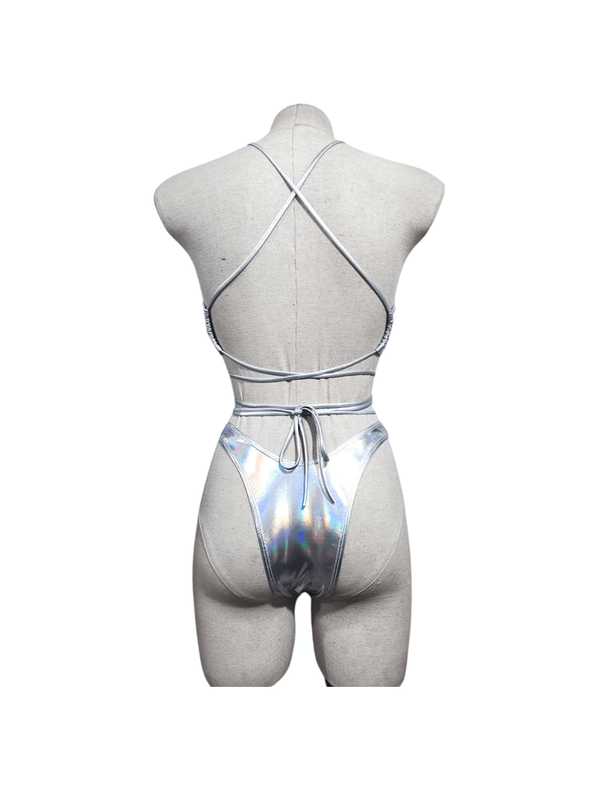 Ebenezer Dantel Metalik Bikini İki Parça Set