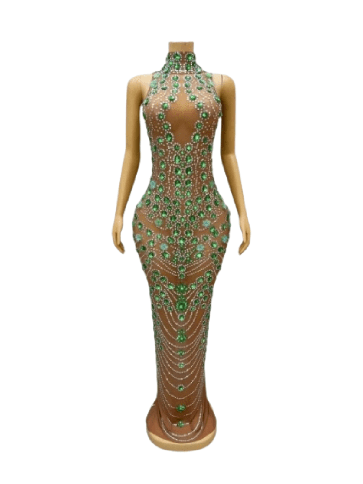 Ahava Rhinestone Taşlı Maxi Elbise