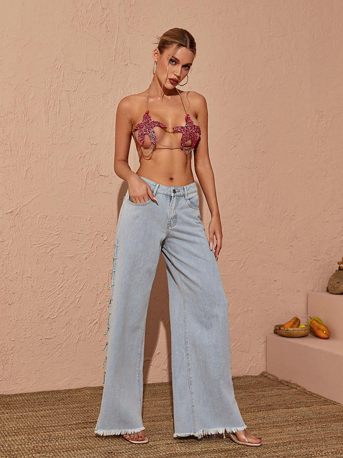 Mavi Bodie Kesik Denim Pantolon