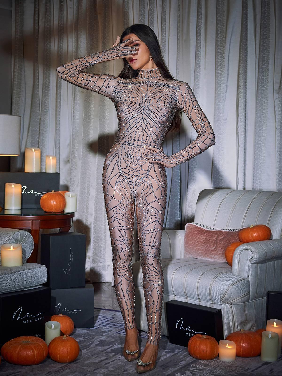 Chimera Cobweb Rhinestone Tulum