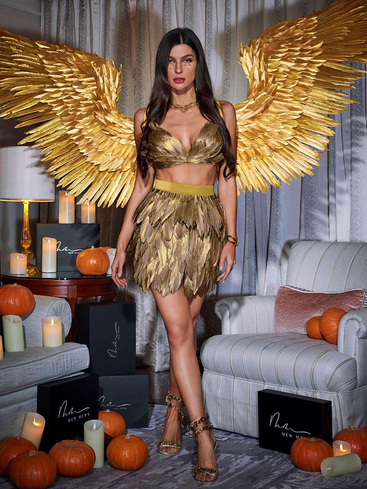 Eir Tüy Kenarlı Etek Seti