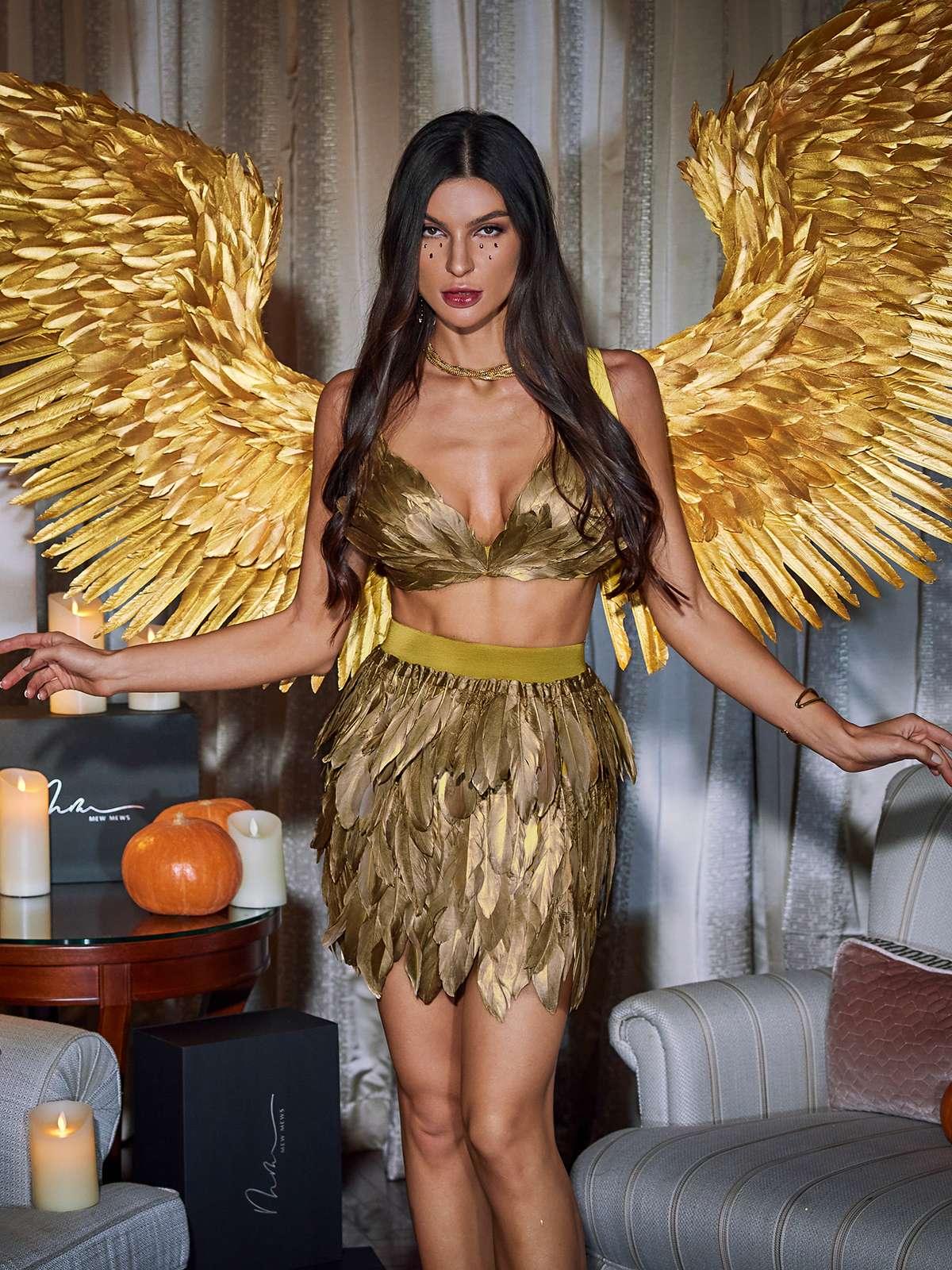 Eir Tüy Kenarlı Etek Seti