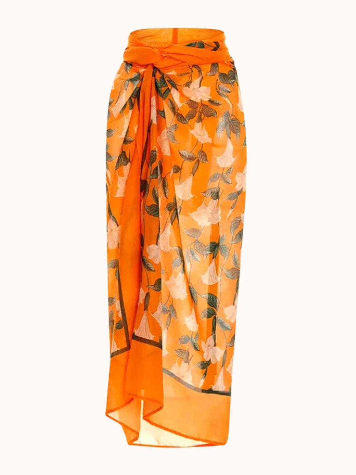 Kesia Ruffle Desenli Bikini Üç Parça Set