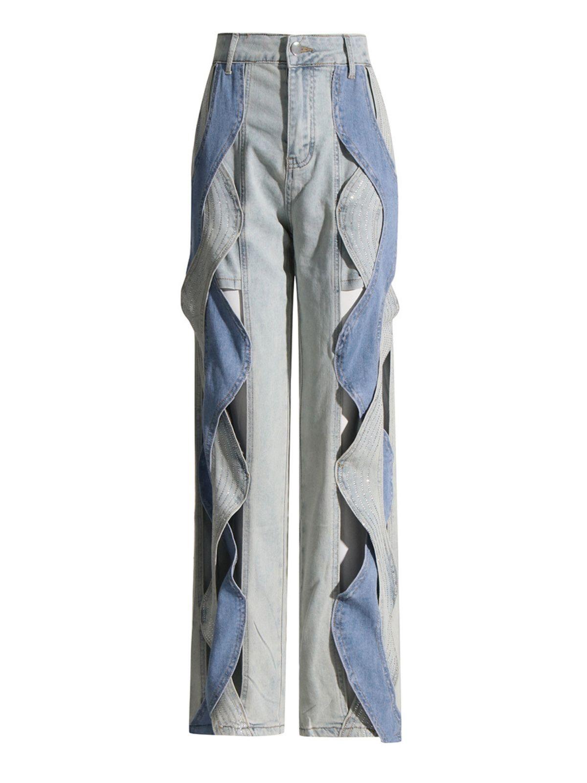 Mehetabel Kesik Denim Pantolon Açık Mavi