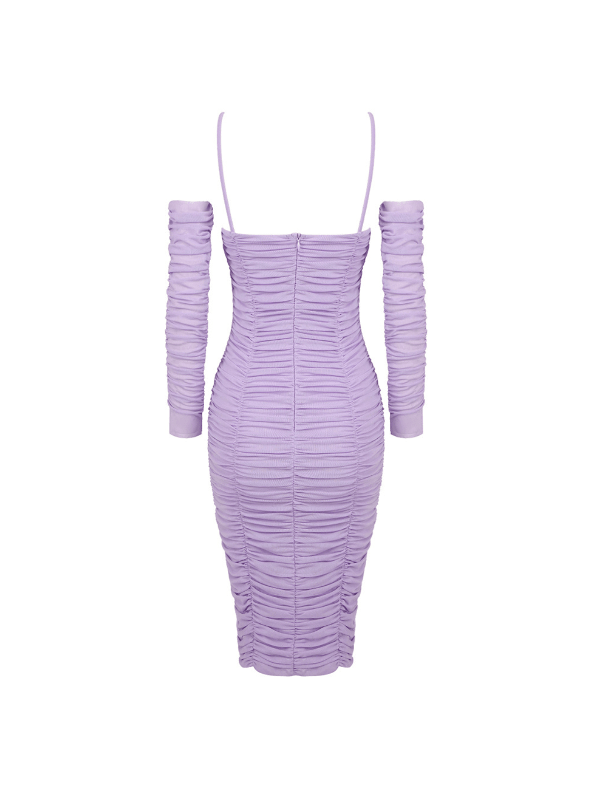 Monga Spaghetti Çiçek Detaylı Midi Elbise