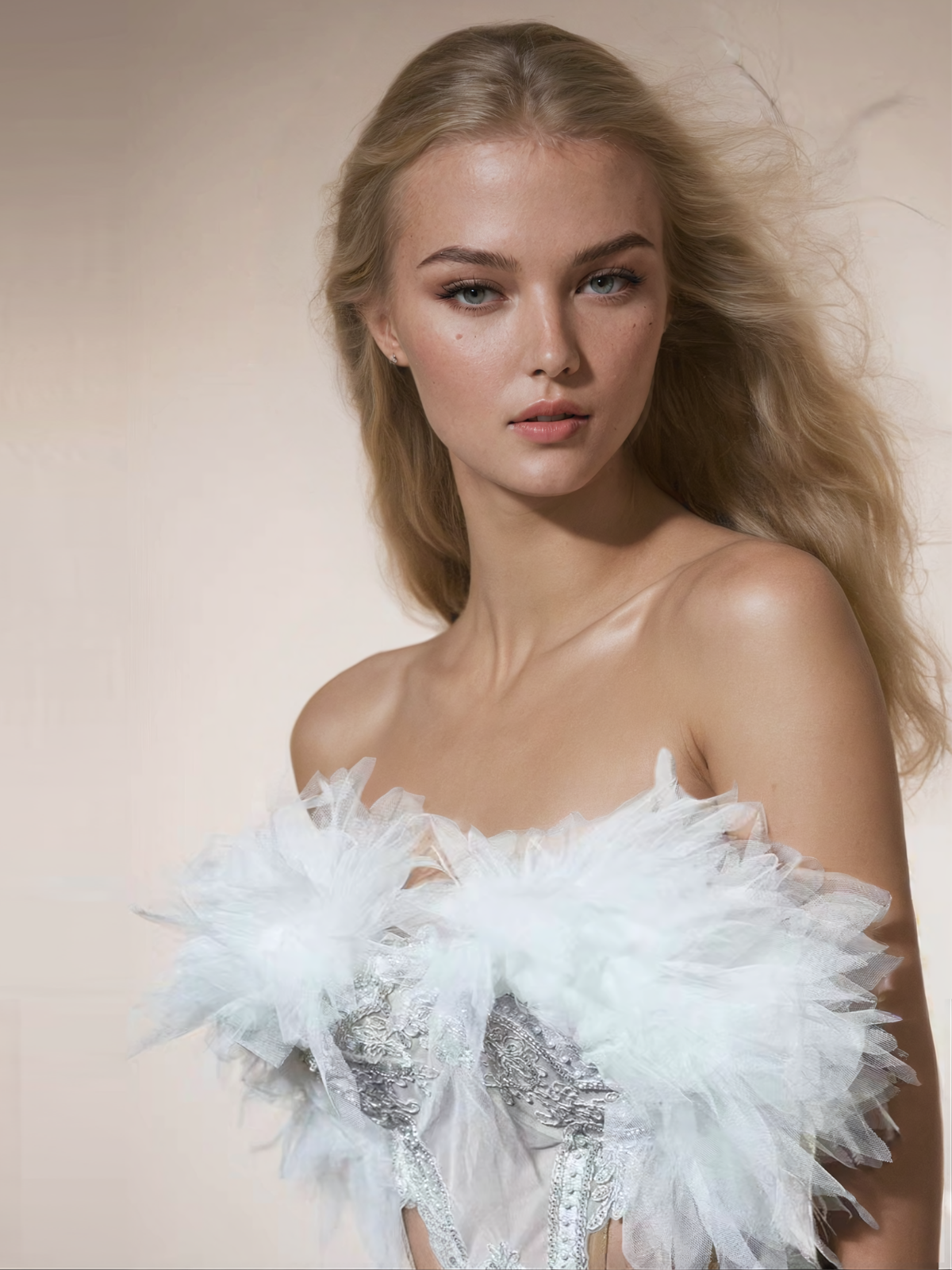 Myziak Nakışlı Volanlı Etek Takımı