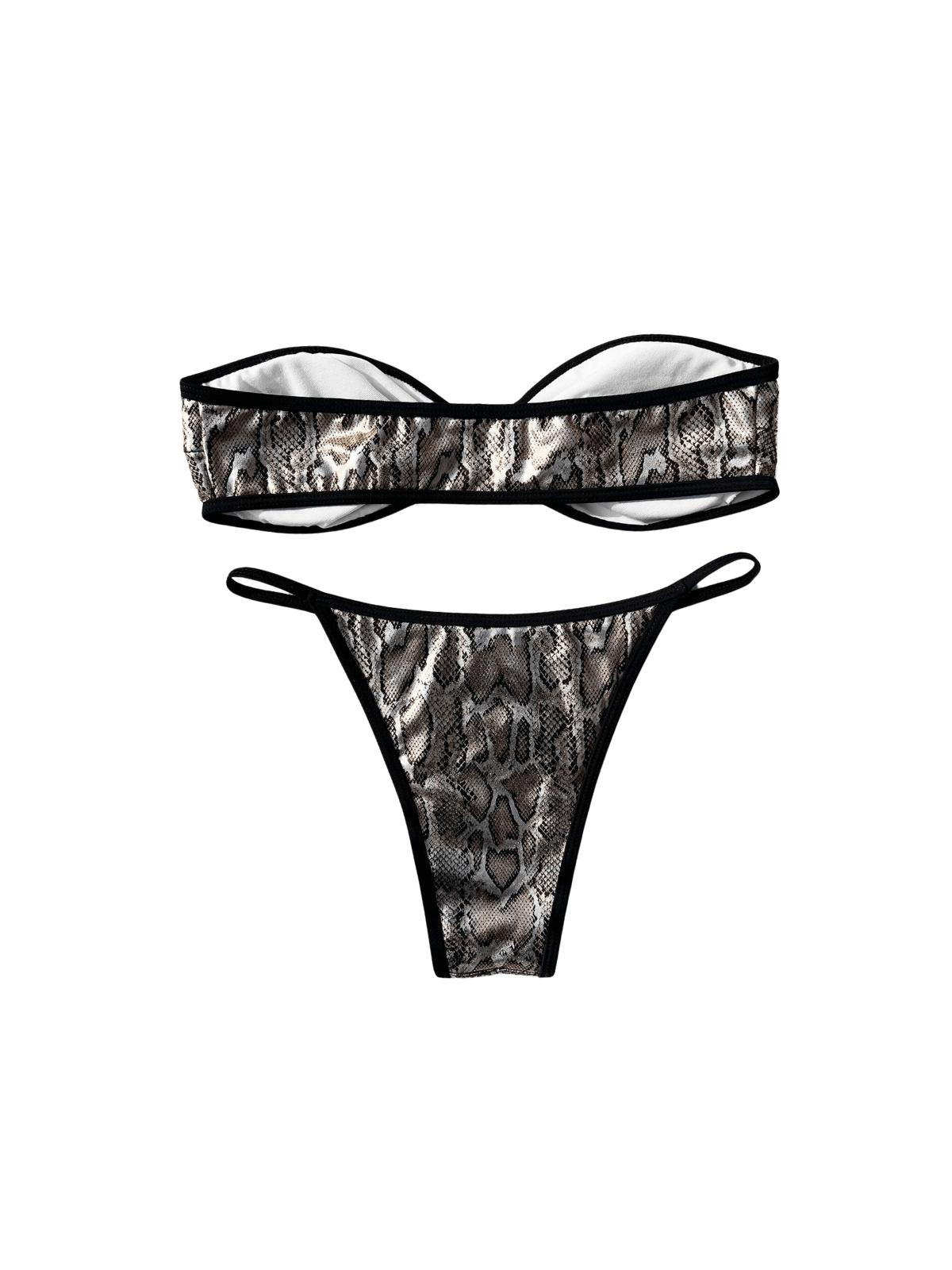 Oscar Yılan Desenli İki Parça Bikini Seti