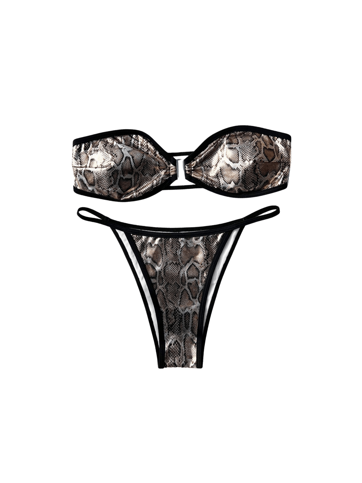 Oscar Yılan Desenli İki Parça Bikini Seti