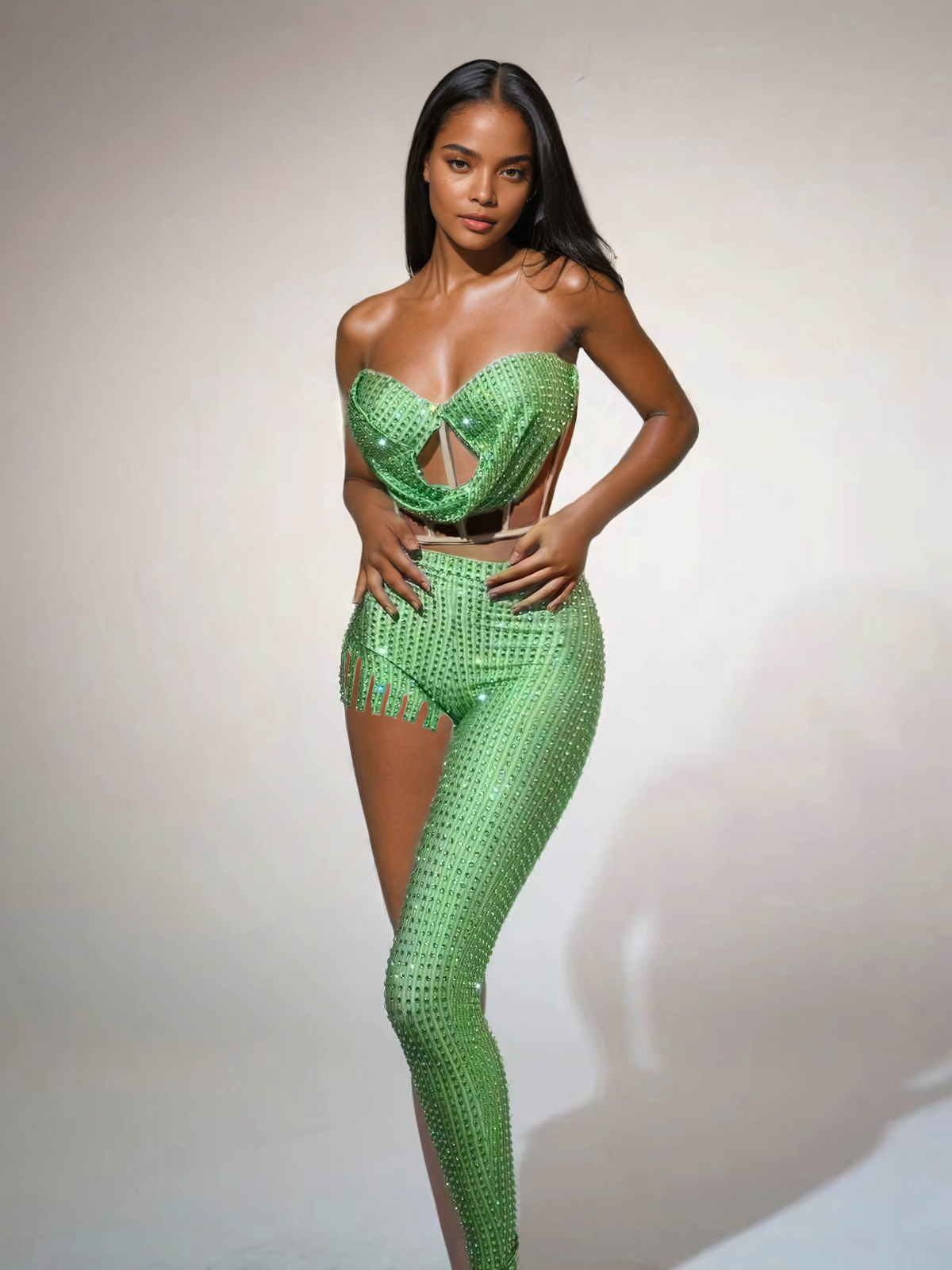 Tolliver Kristal Pantolon Seti