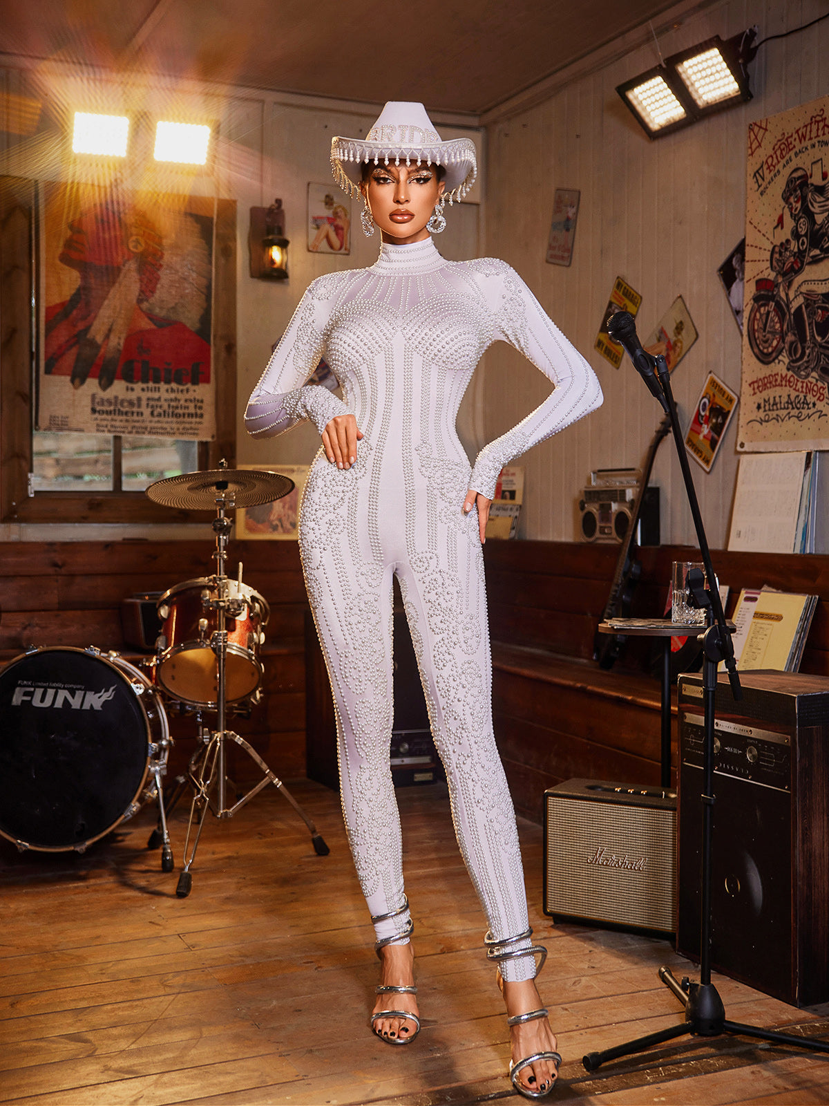 Ulrich Yüksek Yaka Süslemeli Tulum