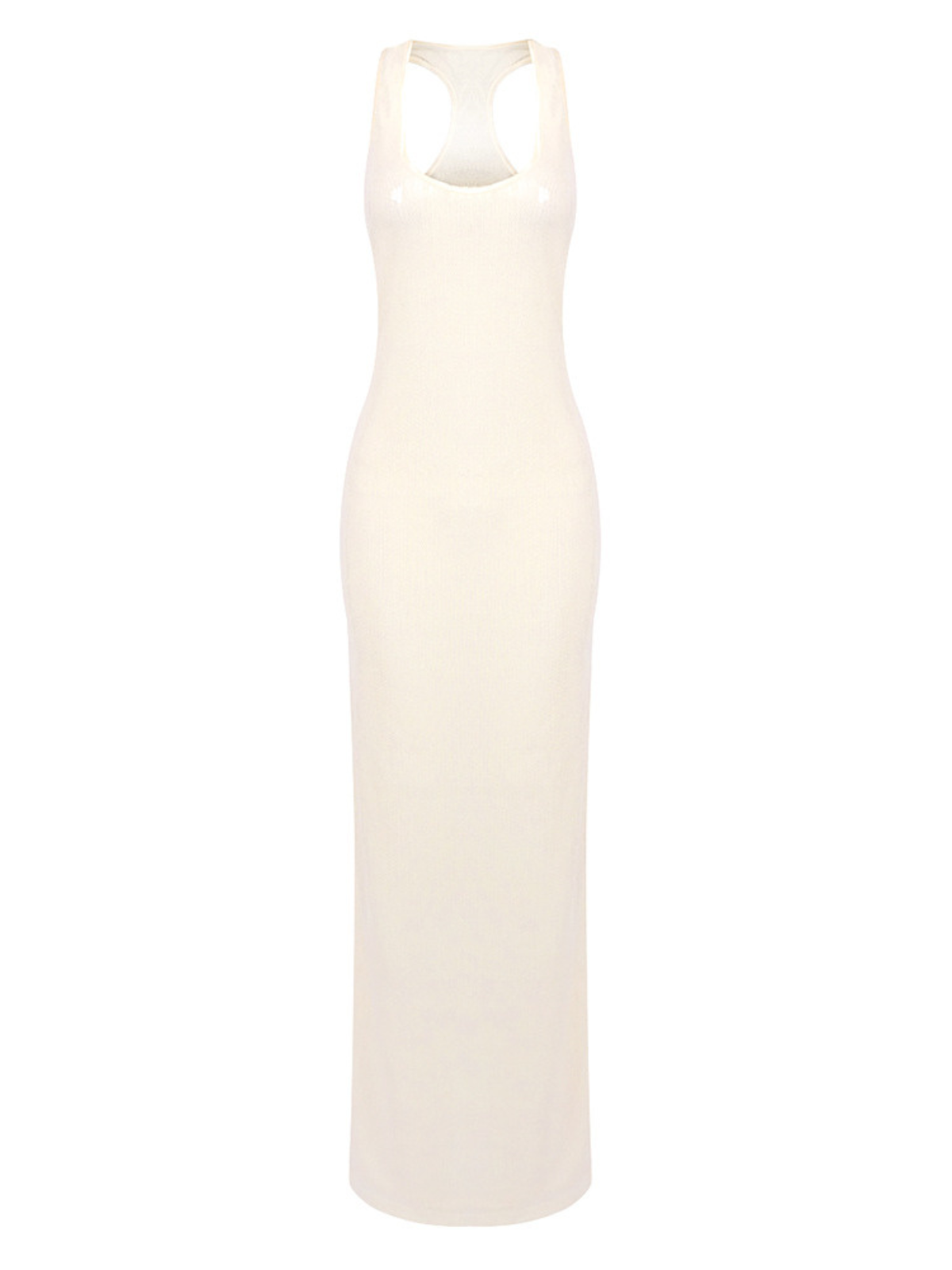 Akanji Derin Yaka Pullu Maxi Elbise