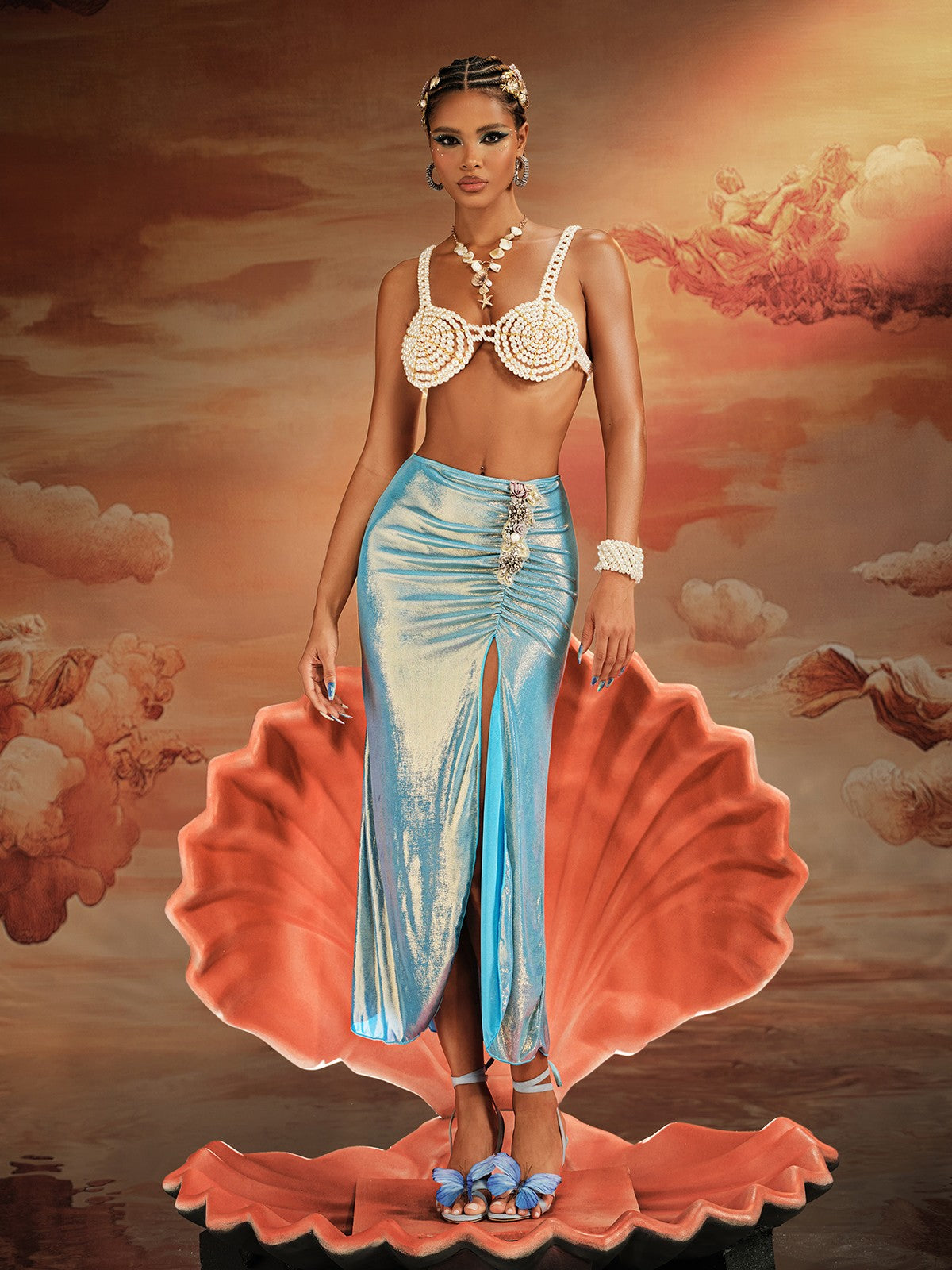 Akemi İpeksi Boncuklu Bralet