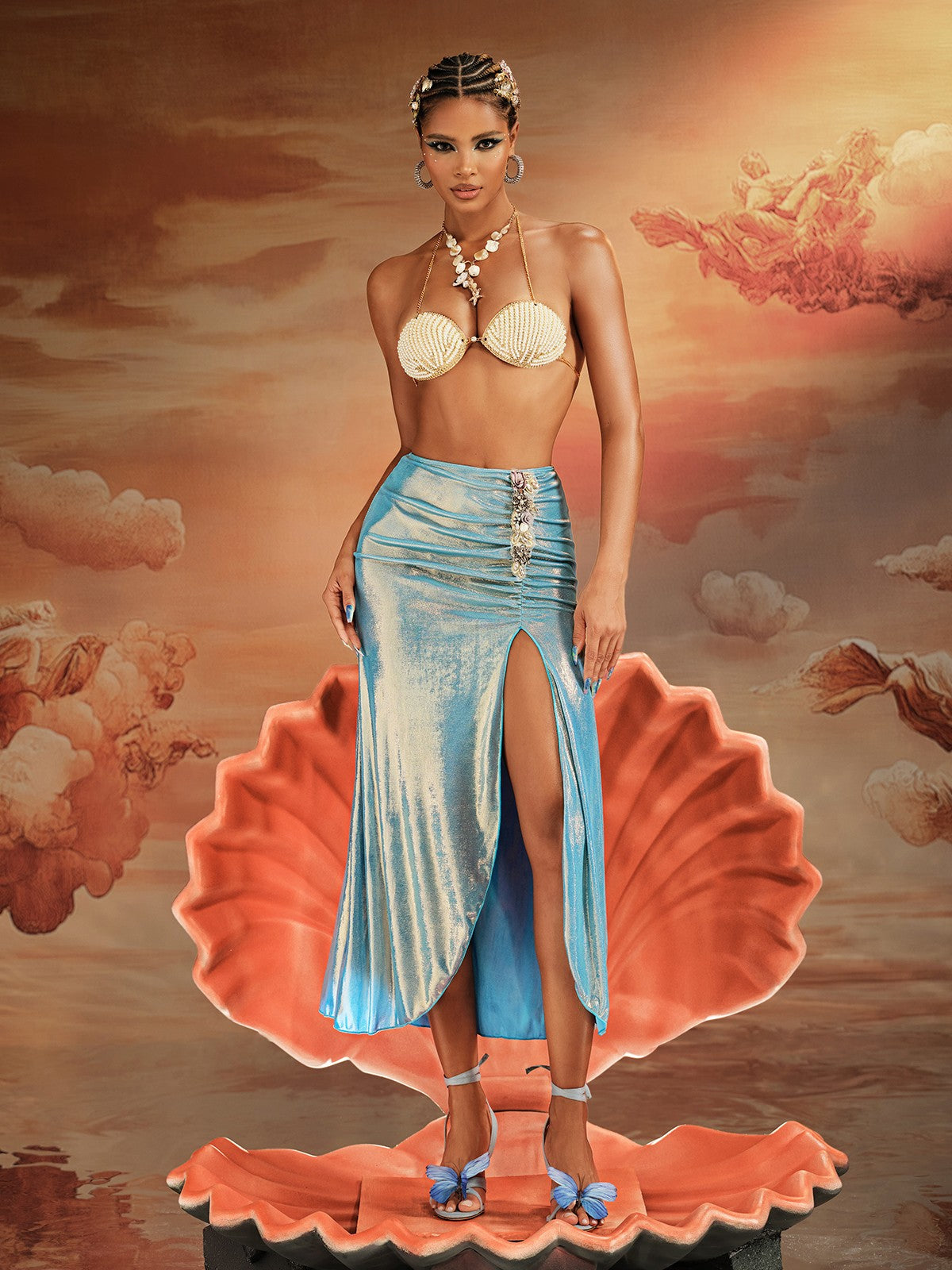 Akihiro İnci Deniz Kabuğu Braleti