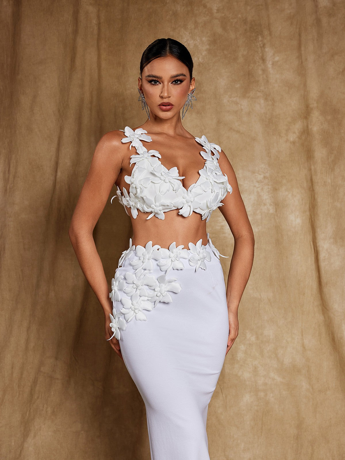 Ambrose Çiçek Etek Seti