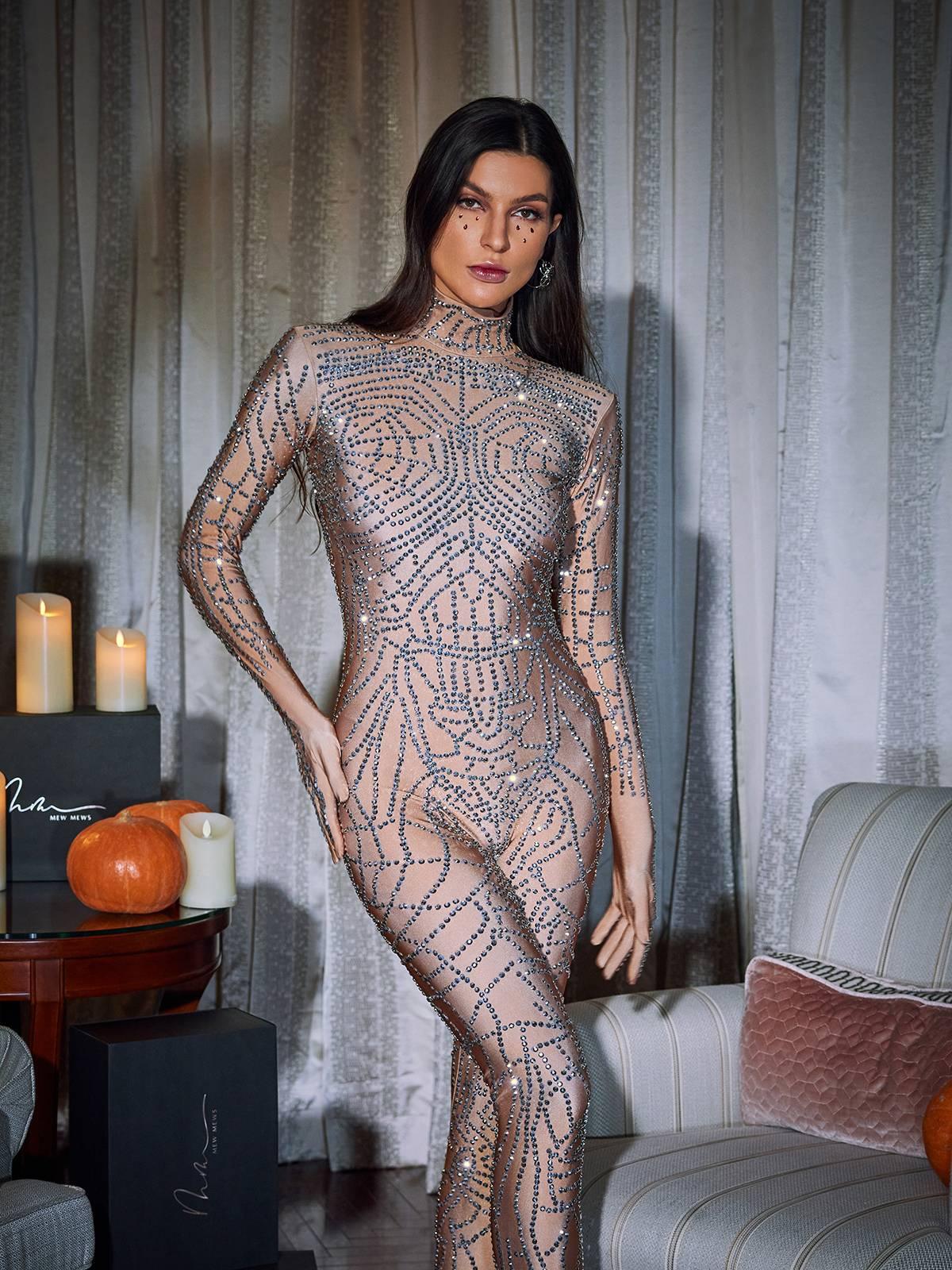 Chimera Cobweb Rhinestone Tulum