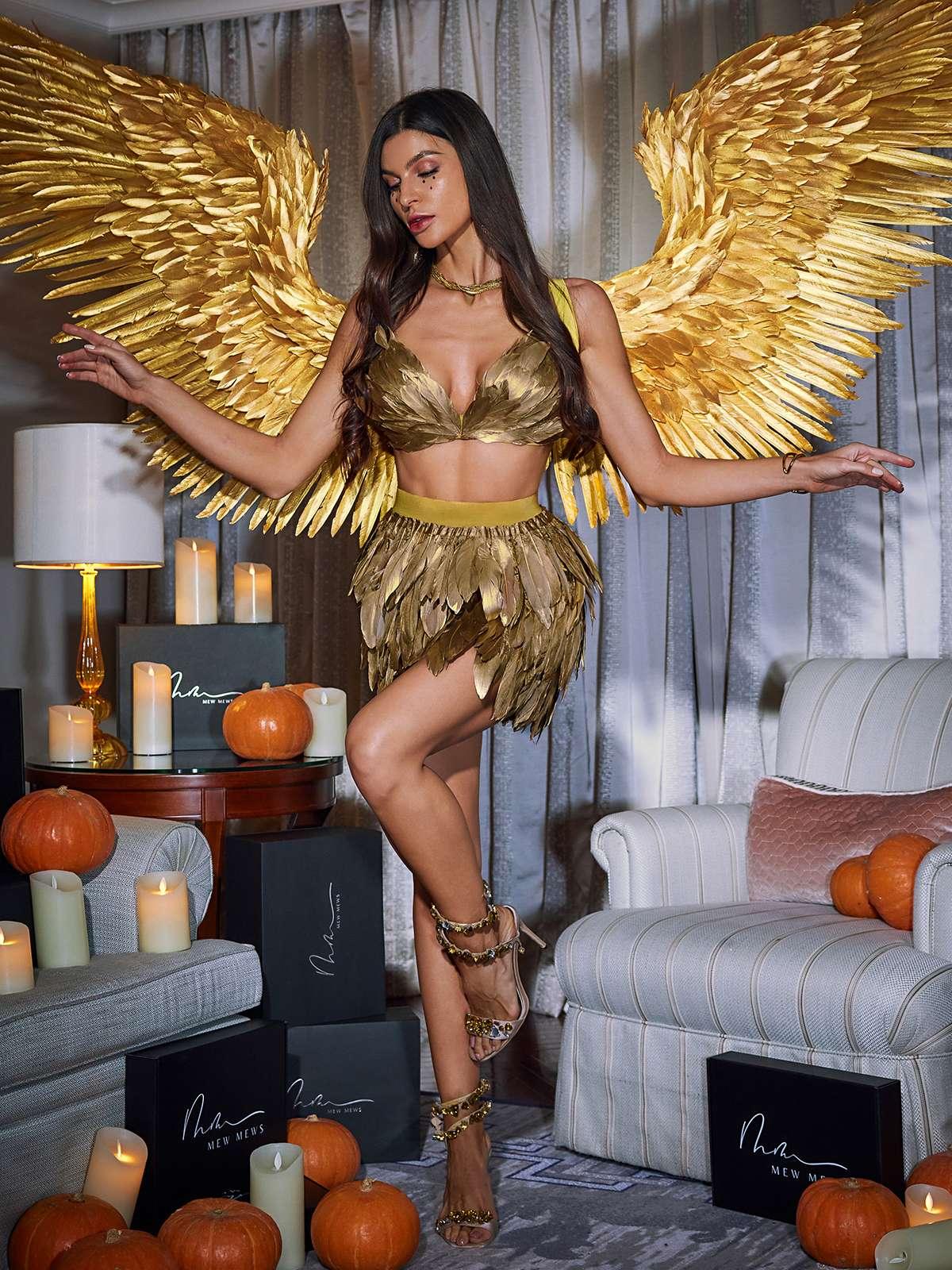 Eir Tüy Kenarlı Etek Seti