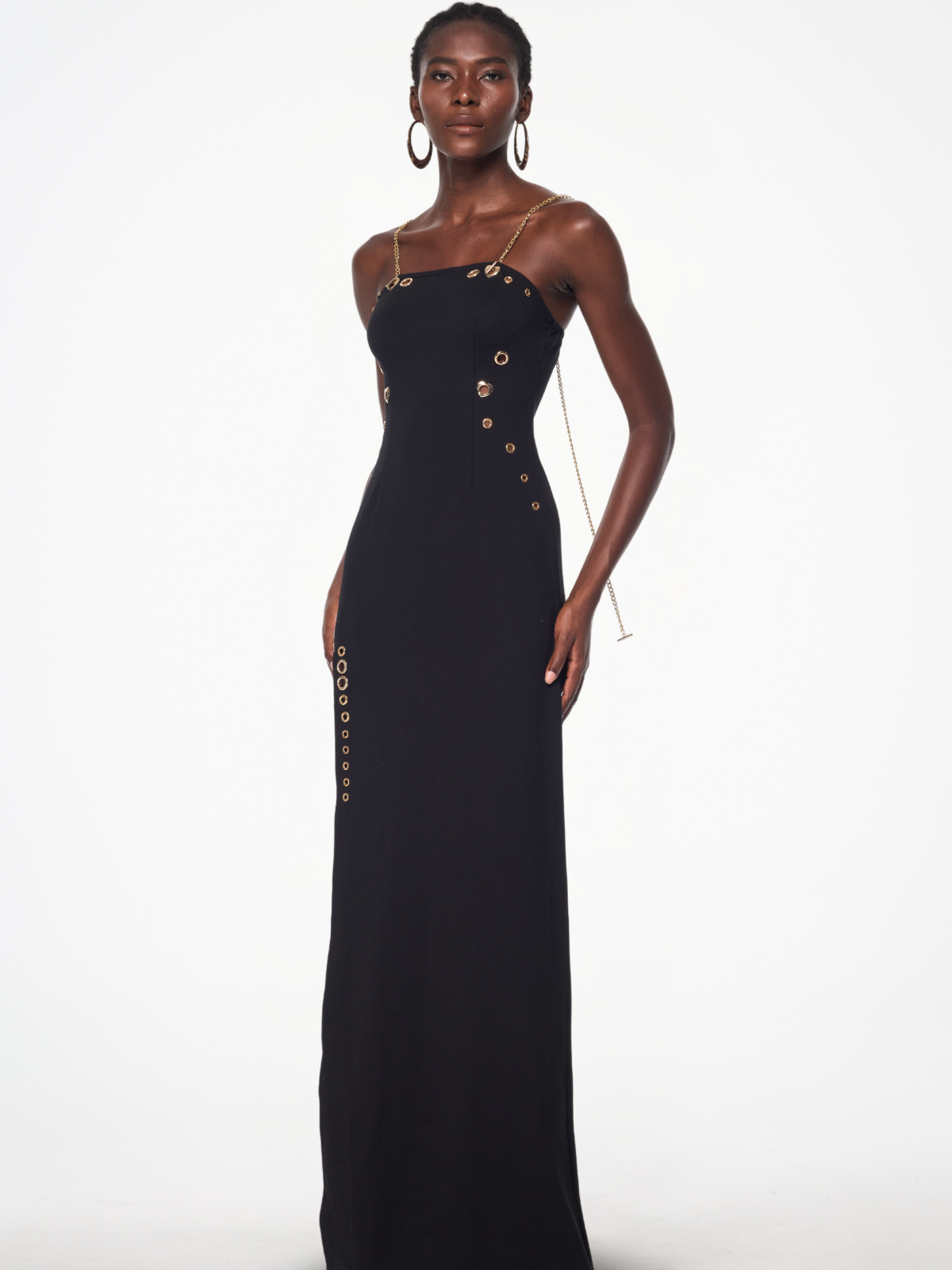 Ivana Spagetti Kesim Yırtmaçlı Maxi Elbise