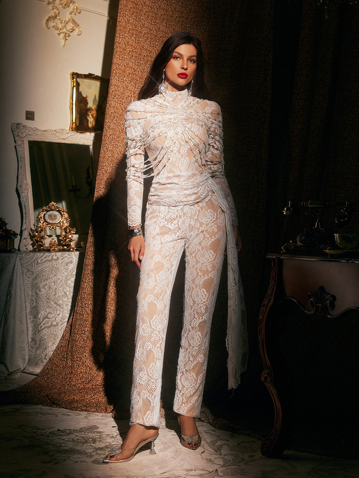 Jaqueen İnci Fringe Üst