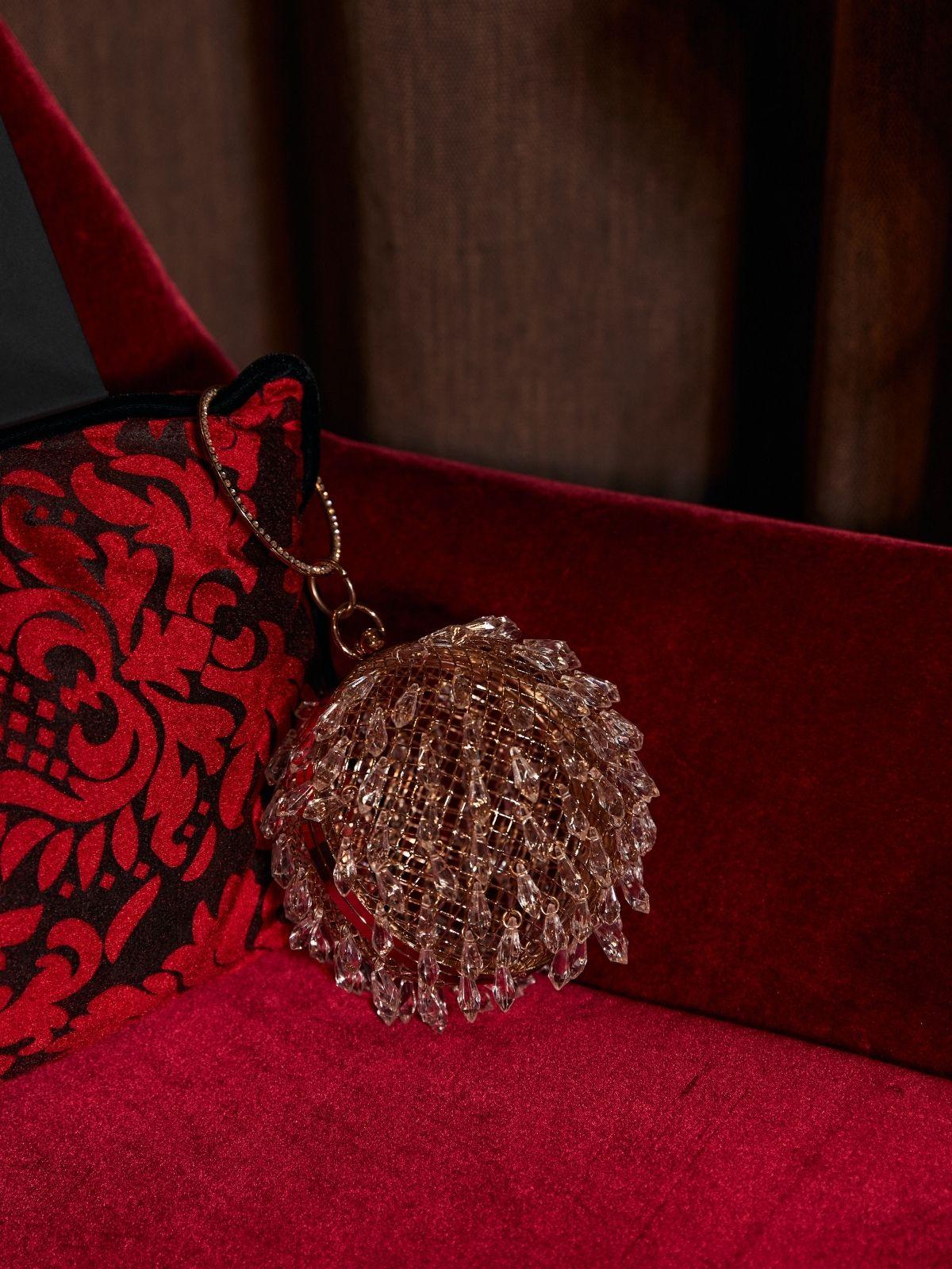 Kethel Damla Şeffaf Top Clutch
