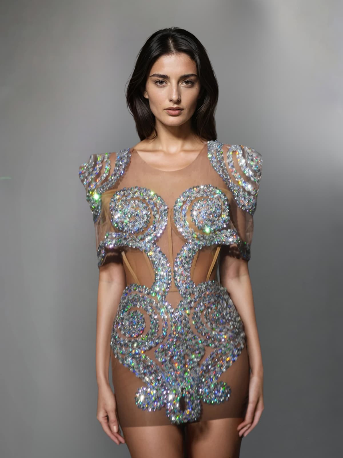 Laelric Fringe Payetli File Mini Elbise