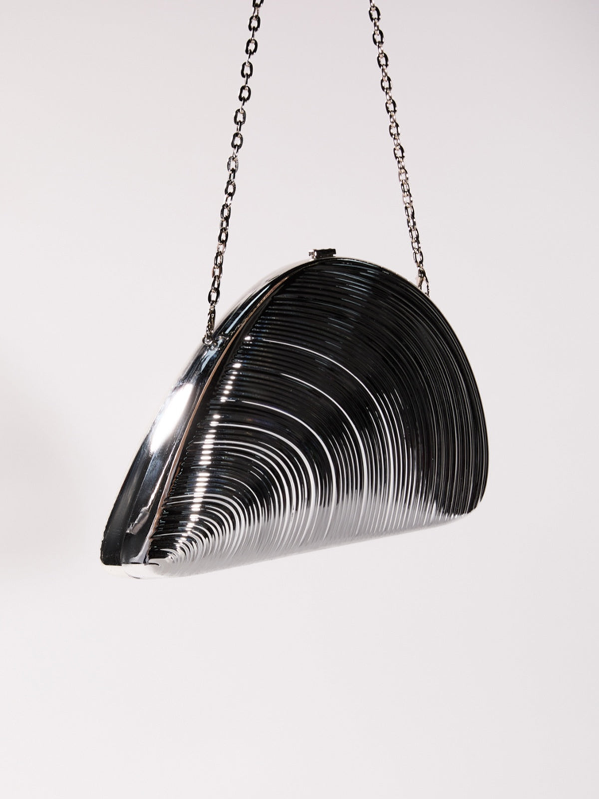 Maika İstiridye Dönüştürülebilir Clutch Gümüş