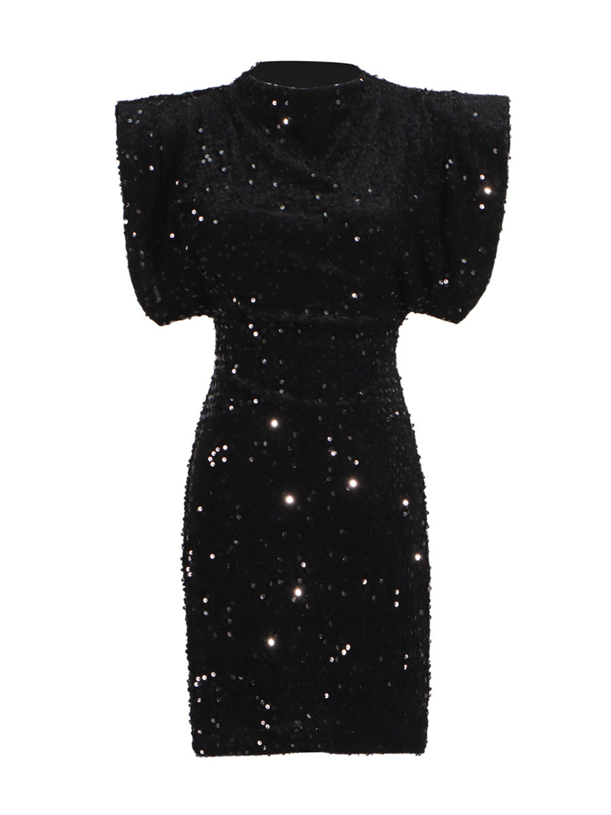 Matisse Omuz Pedli Payetli Mini Elbise