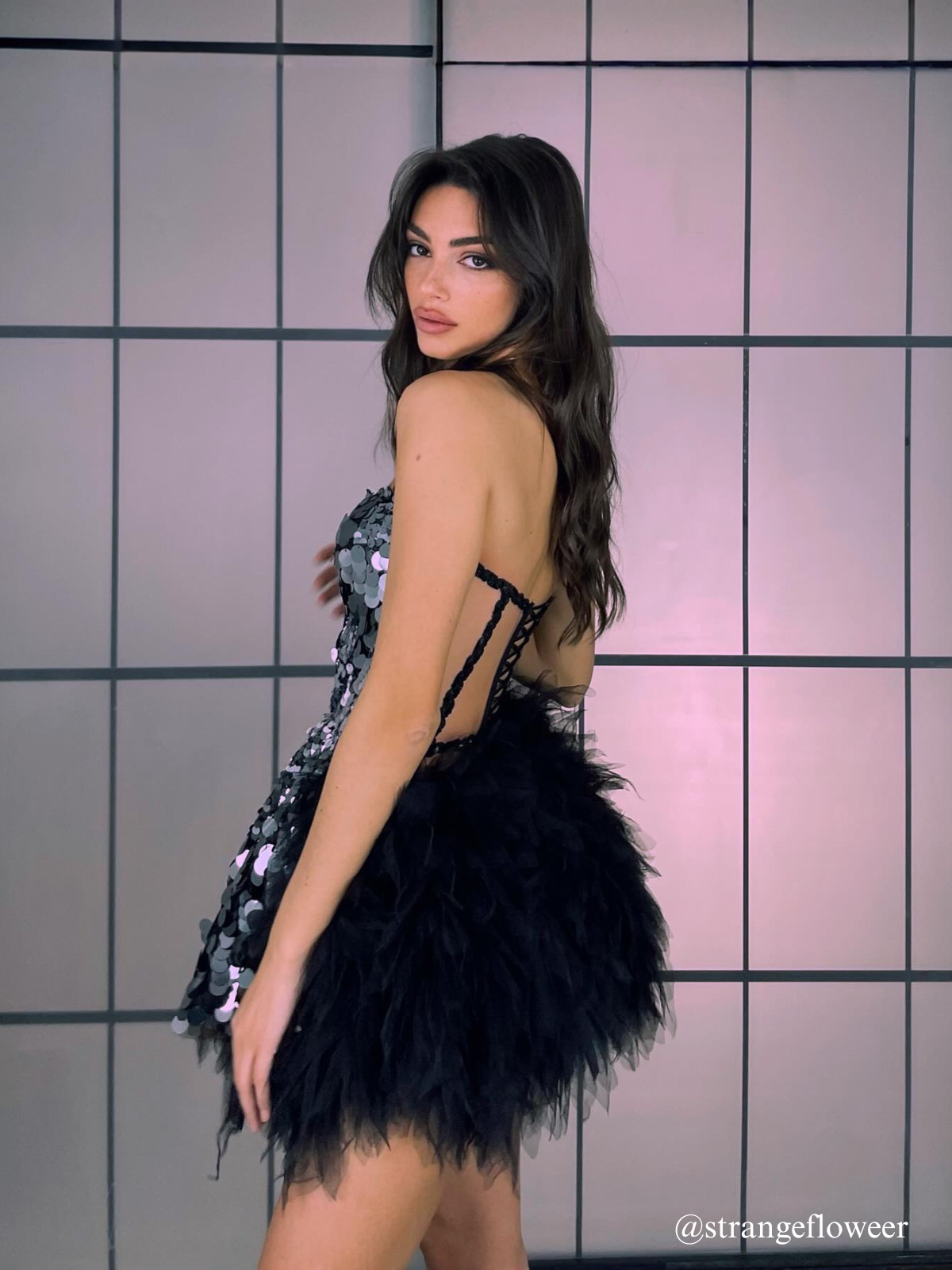 Melina Korse Tül Kenarlı Etek Seti