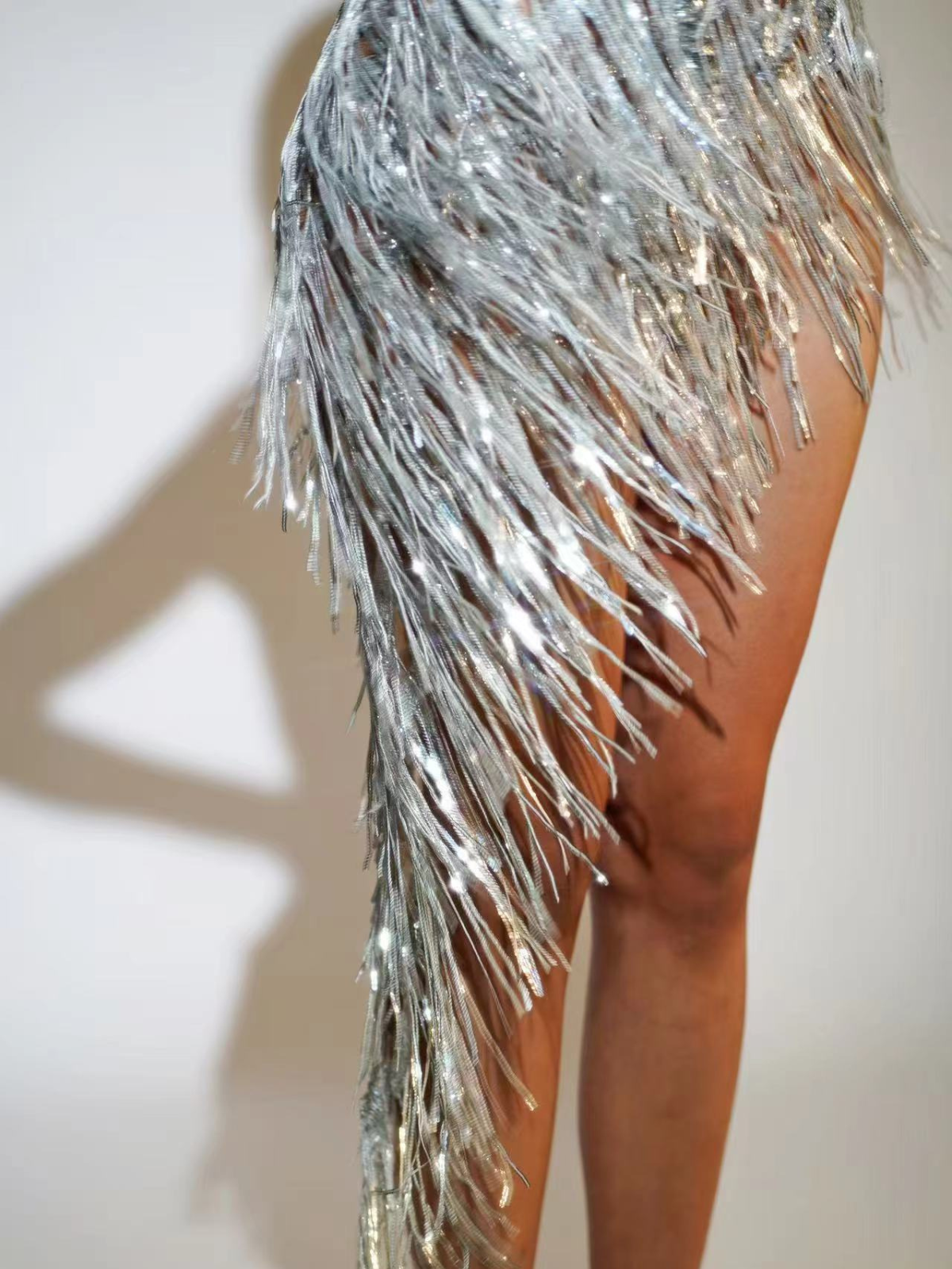 Safiya Straplez Rhinestone Etek Seti