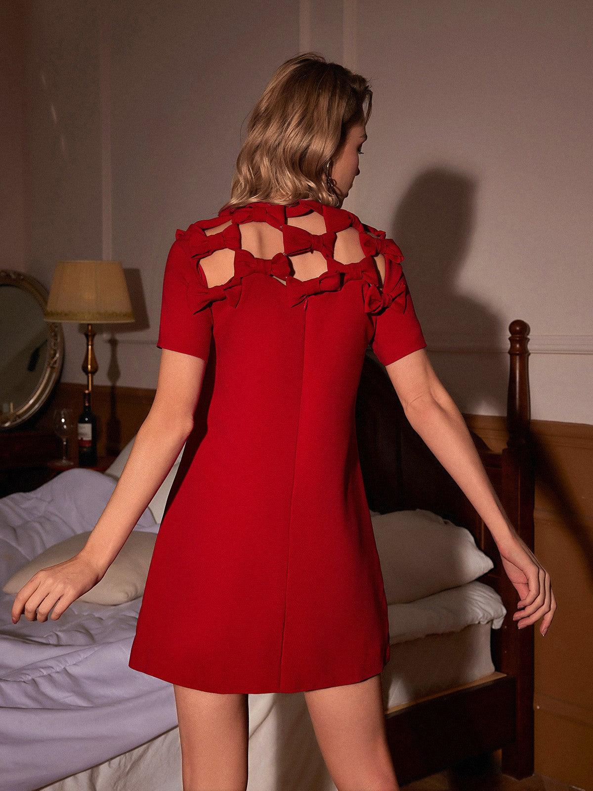 Sunni Yaylı Boş Mini Elbise