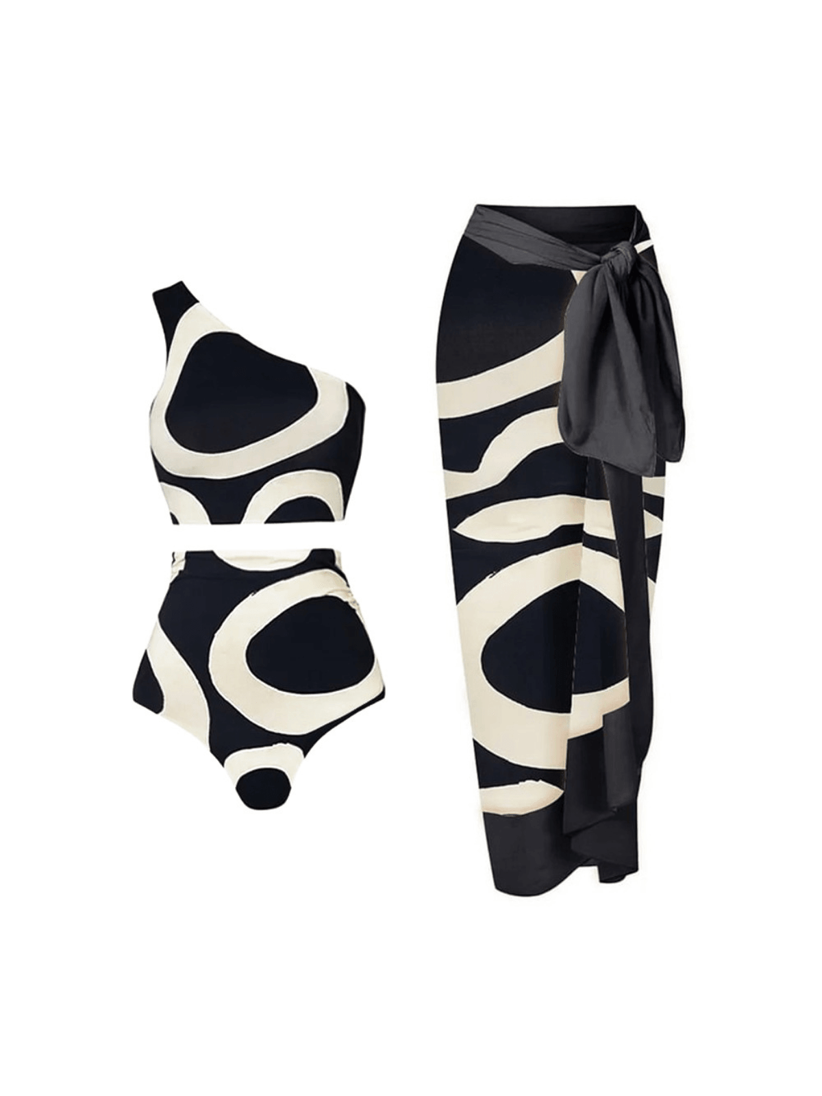 Teresa Baskılı Üç Parça Bikini Seti