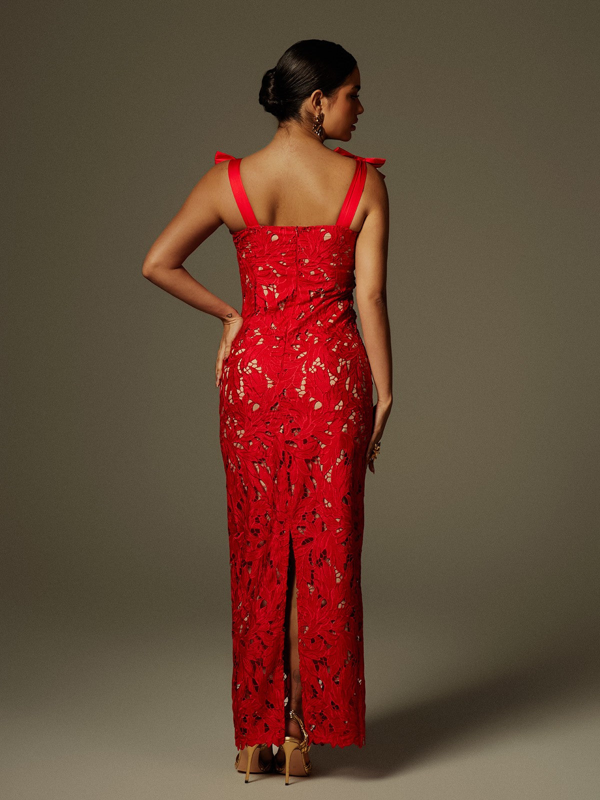 Zerrin Kemer Çiçekli Maxi Elbise